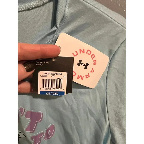 NWT Under Armour Girls Shirt - Extra Large - Picture 4 of 7